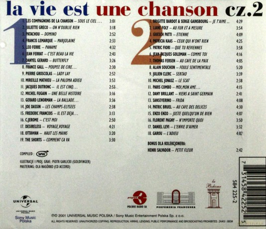 La Vie Est Une Chanson vol.2 [2CD]