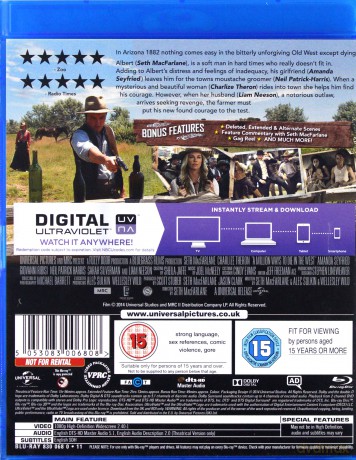 A Million Ways to Die in the West [Blu-Ray]
