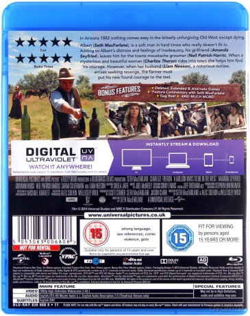 A Million Ways to Die in the West [Blu-Ray]