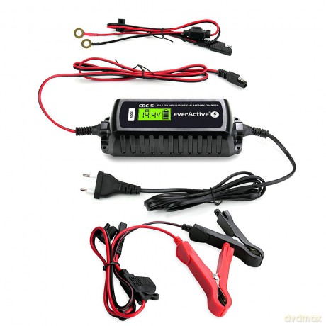 Prostownik samochodowy do akumulatora 6V/12V automatyczny CBC5