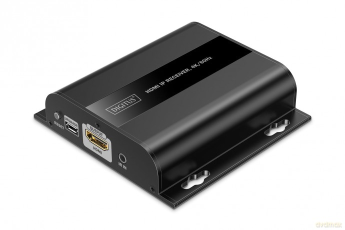 Przedłużacz (extender) po skrętce kat.6 HDMI 4K/60Hz przez IP 1G lub do 120m/200m - dodatkowy odbiornik do DS-55351