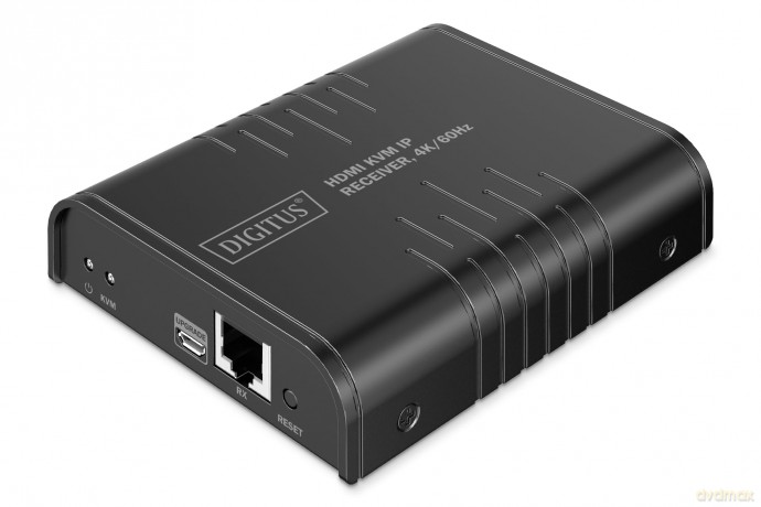 Przedłużacz (extender) po skrętce kat.6 HDMI 4K/60Hz z KVM USB 2.0 przez IP 1G lub do 120m/200m - dodatkowy odbiornik do DS-55355