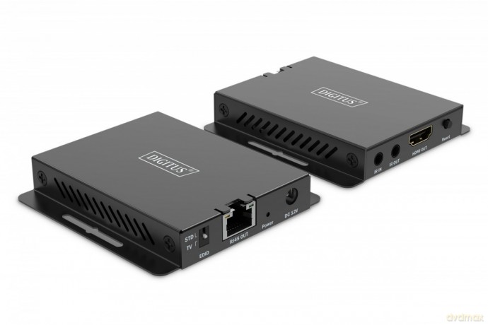 Przedłużacz/Extender HDMI 4K120Hz 40m po skrętce HDCP 2.3 IR EDID (zestaw)