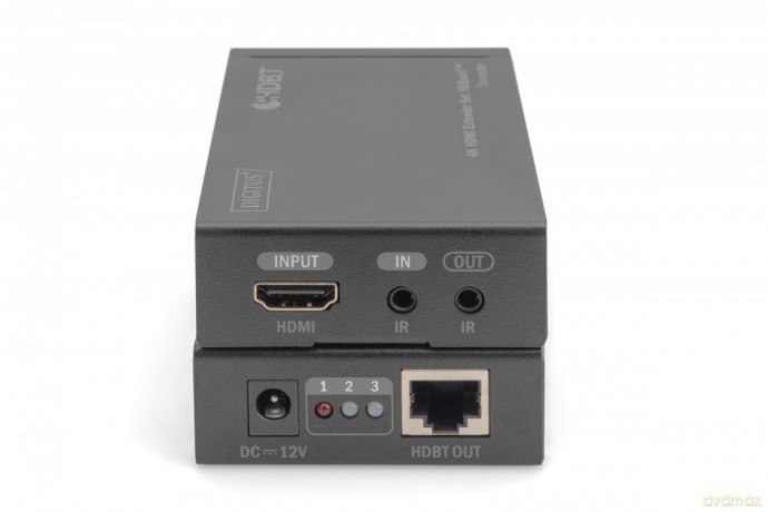 Przedłużacz/Extender HDMI HDBaseT do 70m po Cat.5e, 4K 30Hz UHD, HDCP 2.2, IR, z audio (zestaw)