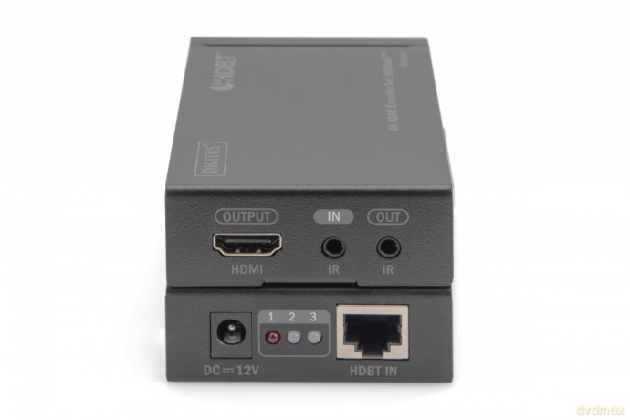 Przedłużacz/Extender HDMI HDBaseT do 70m po Cat.5e, 4K 30Hz UHD, HDCP 2.2, IR, z audio (zestaw)