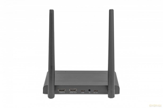 Przedłużacz/Extender KVM HDMI+USB bezprzewodowy 200m 1080p FHD 60Hz (zestaw)