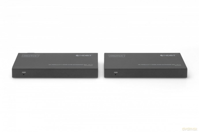 Przedłużacz/Extender KVM HDMI+USB HDBaseT 70m 4K30Hz HDCP 2.2 PoC (Power over Cable) audio IR zestaw