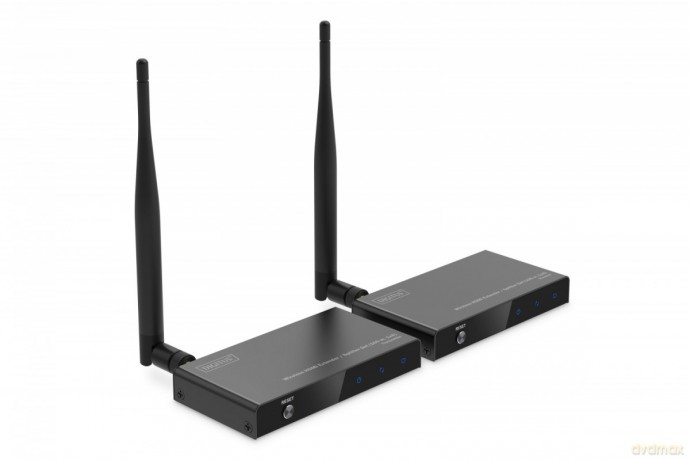 Przedłużacz/Extender splitter HDMI bezprzewodowy 100m 1080p 60Hz FHD 5GHz HDCP 1.3 (zestaw)
