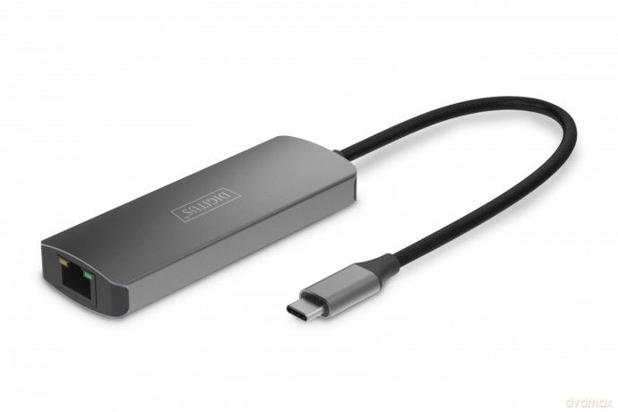 Przedłużacz/Extender USB-C - HDMI 30m po skrętce Cat.6 4K120Hz HDCP 2.3 (zestaw)