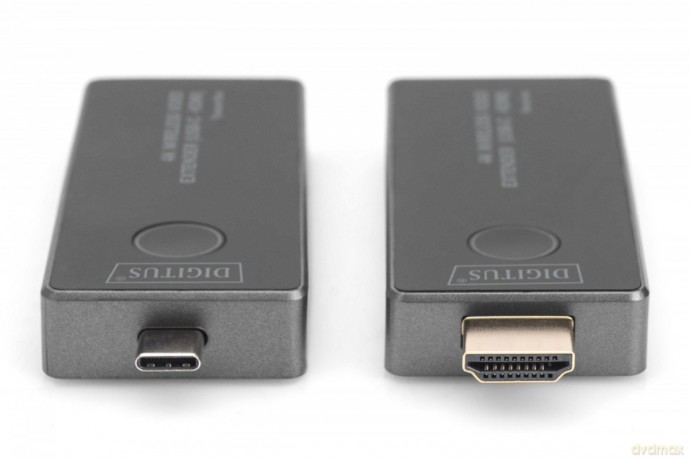 Przedłużacz/Extender USB-C - HDMI bezprzewodowy 30m UHD 4K30Hz audio (zestaw)