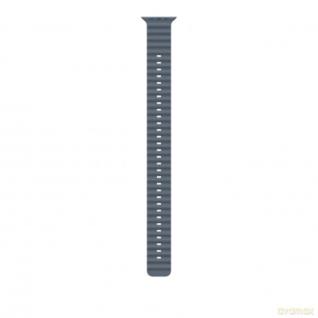 Przedłużka do paska Ocean w kolorze marynarskiego granatu do koperty 49 mm - elementy z tytanu w kolorze naturalnym
