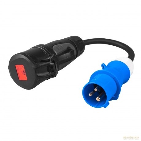 Przejściówka Adapter siłowy CEE 16A 400V 5P do CEE 16A 3P 230V