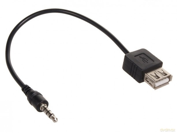 Przejściówka wtyk jack gniazdo USB OTG MCTV-693