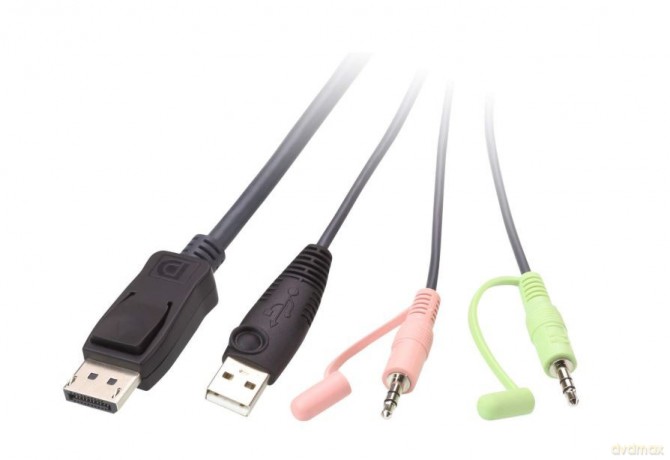 Przełącznik 2 portowy USB DP Cable KVM Switch CS22DP