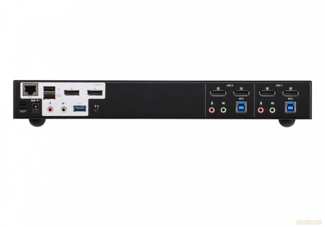 Przełącznik 2-portowy KVMP USB 3.0 DisplayPort 4K Dual Display