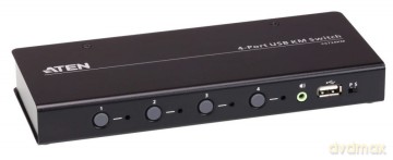 Przełącznik 4 portowy USB KM Switch CS724KM-AT