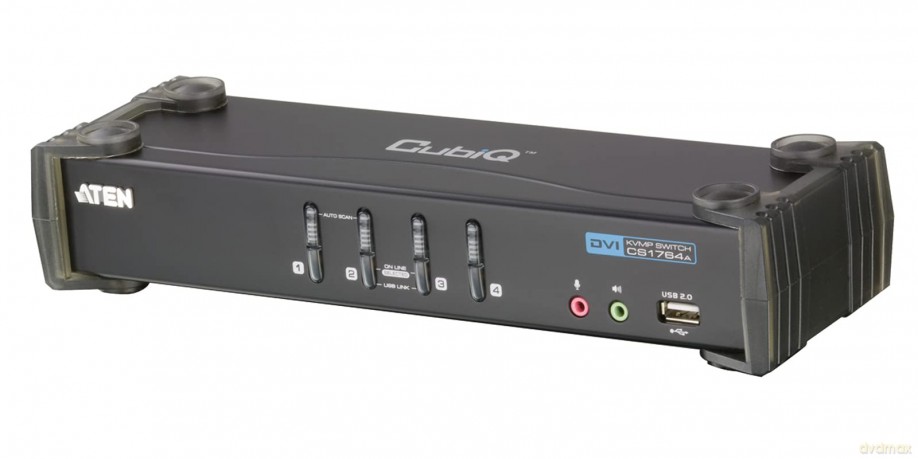 Przełącznik 4-Port USB DVI/Audio KVMP Switch CS1764-AT-G