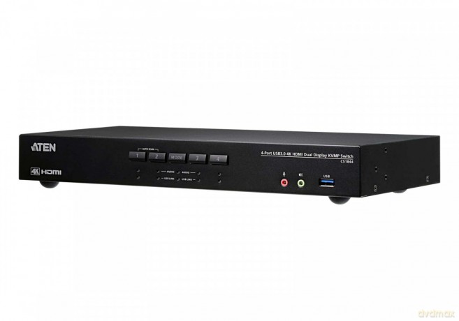Przełącznik 4-Port USB3.0 4K HDMI Dual Display KVMP Switch