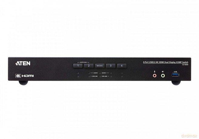 Przełącznik 4-Port USB3.0 4K HDMI Dual Display KVMP Switch