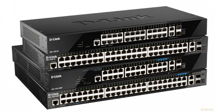 Przełącznik DGS-1520-52MP 44xGE PoE 2xSFP+