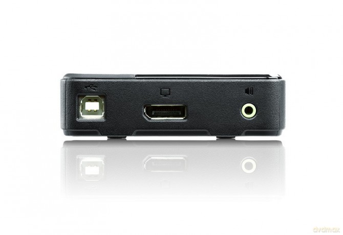 Przełącznik KVM 2-Port USB 4K DP/Audio