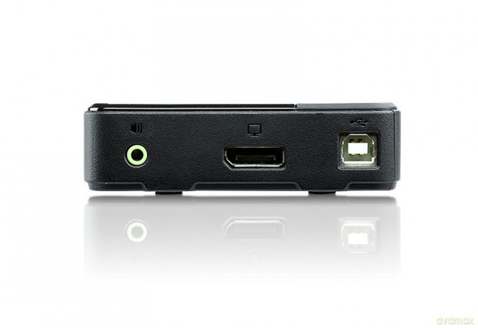 Przełącznik KVM 2-Port USB 4K DP/Audio