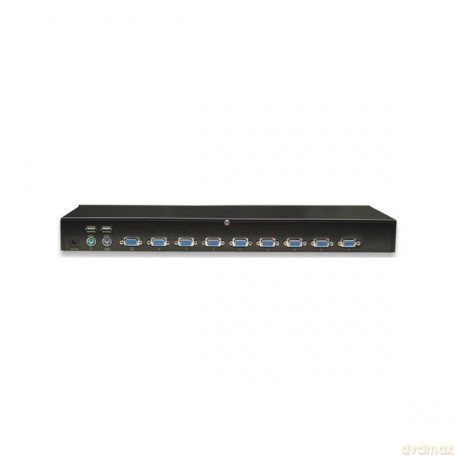 Przełącznik KVM 8-portowy USB/PS2 z OSD, rackowy
