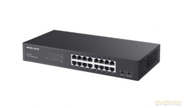Przełącznik Mercusys 16-Port Gigabit Desktop/Rackmount Switch PORT: 16× Gigabit RJ45 Ports MS116GS