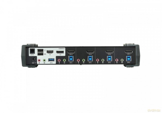 Przełącznik USB 3.0 4K DP MST KVM 4-portowy CS1924M