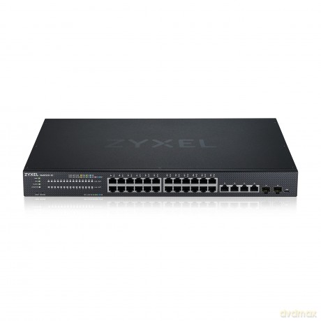 Przełącznik XMG1930-30, 24-port 2.5GbE Smart Managed Layer 2 Switch with 4 10GbE and 2 SFP+ Uplink