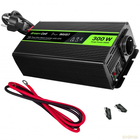 Przetwornica 12V/230V 300W/600W czysty sinus