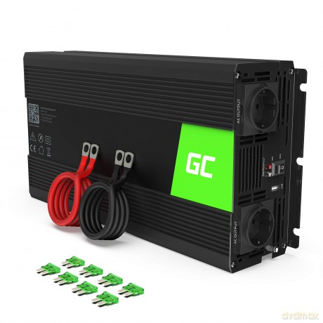 Przetwornica 24V/230V 1500W/3000W Czysty sinus