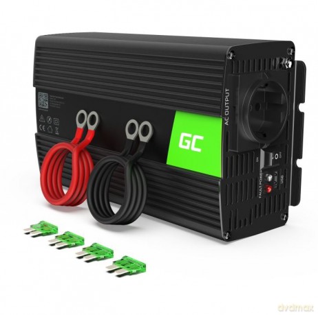 Przetwornica Napięcia Inwerter 12V na 230V 1000W/2000W Modyfikowana sinusoida