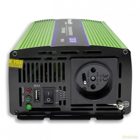 Przetwornica napięcia Monilith | ładowanie baterii | UPS | 600W |1200W | 12V na 230V | Czysty Sinus