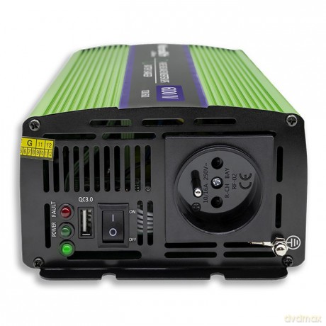 Przetwornica napięcia Monolith | ładowanie baterii | UPS | 300W |600W | 12V na 230V | Czysty Sinus