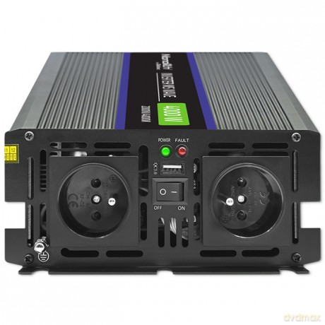 Przetwornica napięcia Monolith 4000 MS Wave | 12V na 230V | 2000/4000W | USB