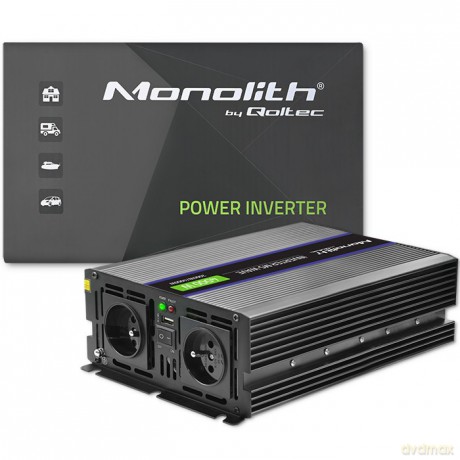 Przetwornica napięcia Monolith 4000 MS Wave | 12V na 230V | 2000/4000W | USB
