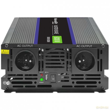 Przetwornica napięcia Monolith 6000 MS Wave | 12V na 230V | 3000/6000W | USB