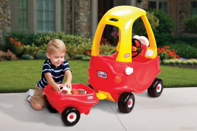 Przyczepka Cozy Coupe czerwona