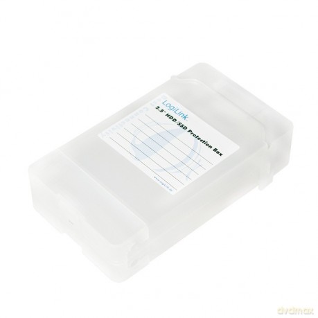 Pudełko ochronne 2xHDD 2.5 cala, transparentne