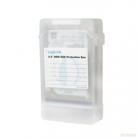 Pudełko ochronne 2xHDD 2.5 cala, transparentne