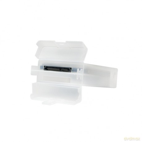 Pudełko ochronne 2xHDD 2.5 cala, transparentne