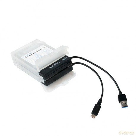 Pudełko ochronne 2xHDD 2.5 cala, transparentne