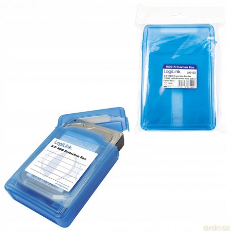 Pudełko ochronne do HDD 3.5 cala Niebieskie