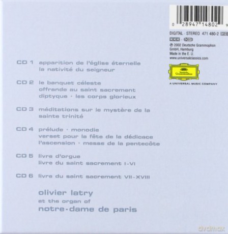 Various: Latry Messiaen Organ Works [6CD]