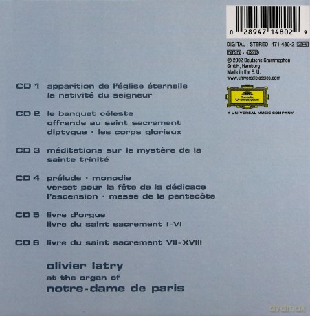 Various: Latry Messiaen Organ Works [6CD]