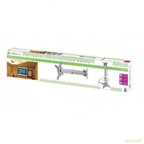 Ramię do projektora 110 -190cm sufitowe, 15kg, srebrne