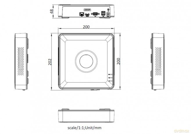 Rejestrator IP DS-7104NI-Q1(D)