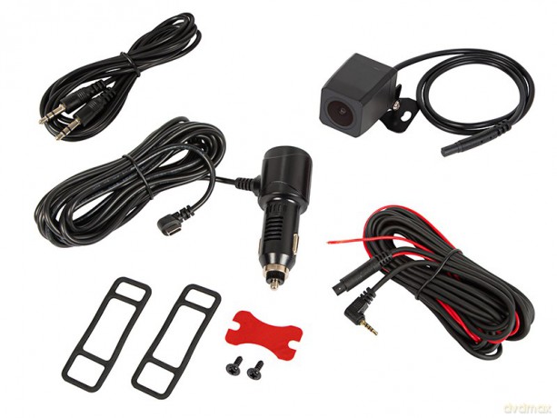Rejestrator video BLACKBOX DVR F620 Carplay Android kamera + kamera tylna