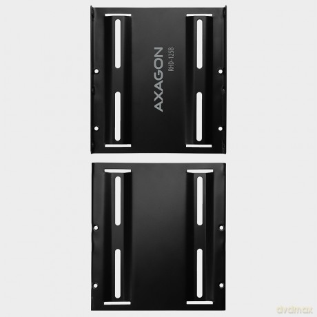 RHD-125B Ramka metalowa do montażu 1x 2.5" HDD w pozycji 3.5" Czarna